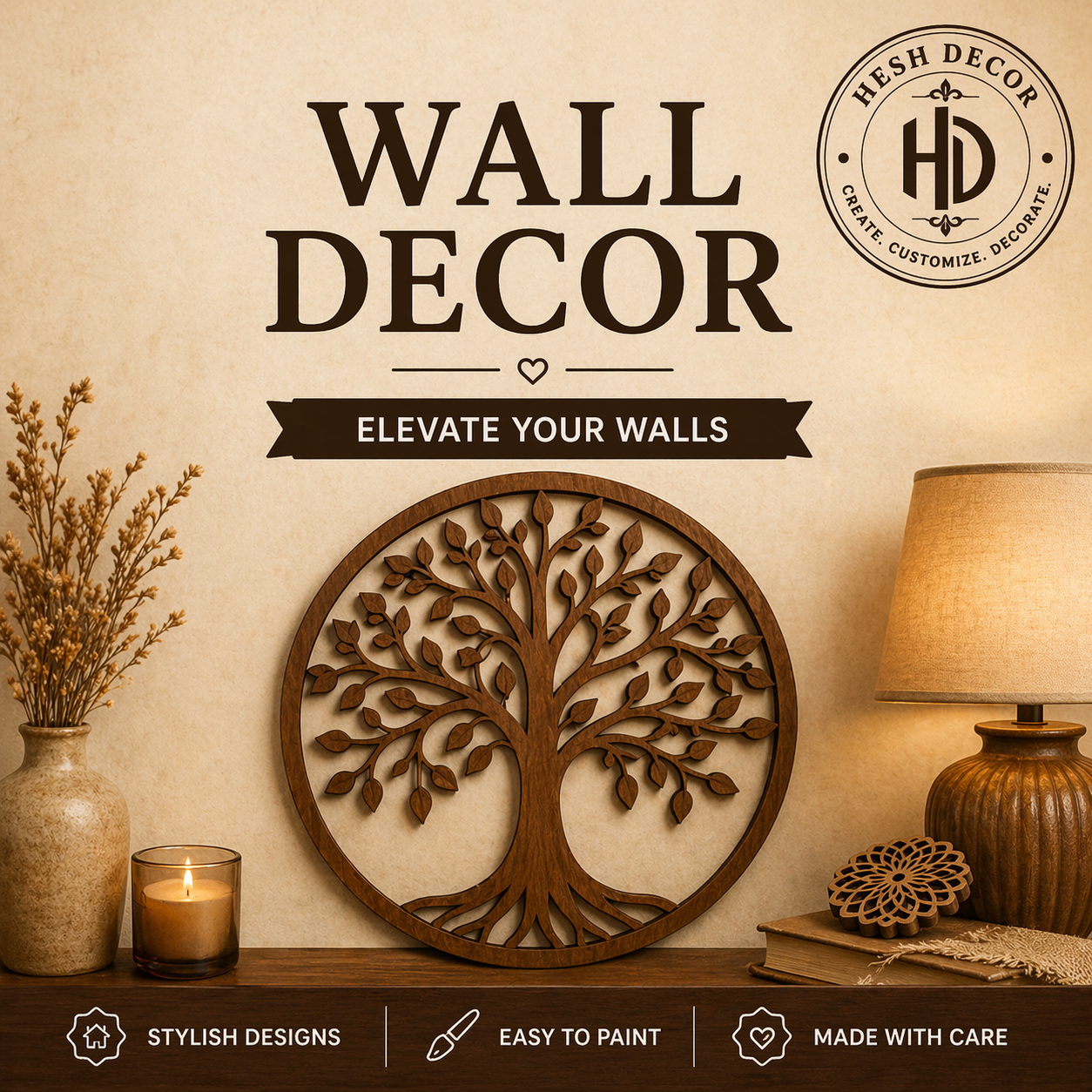 MDF Wall Decor & Wooden Wall Art