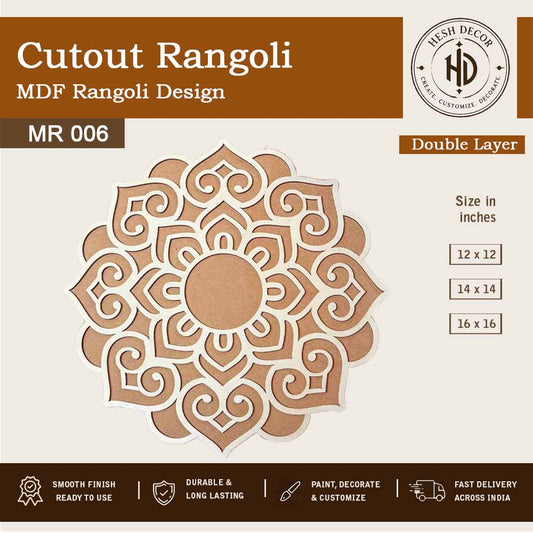 cutout rangoli for festival